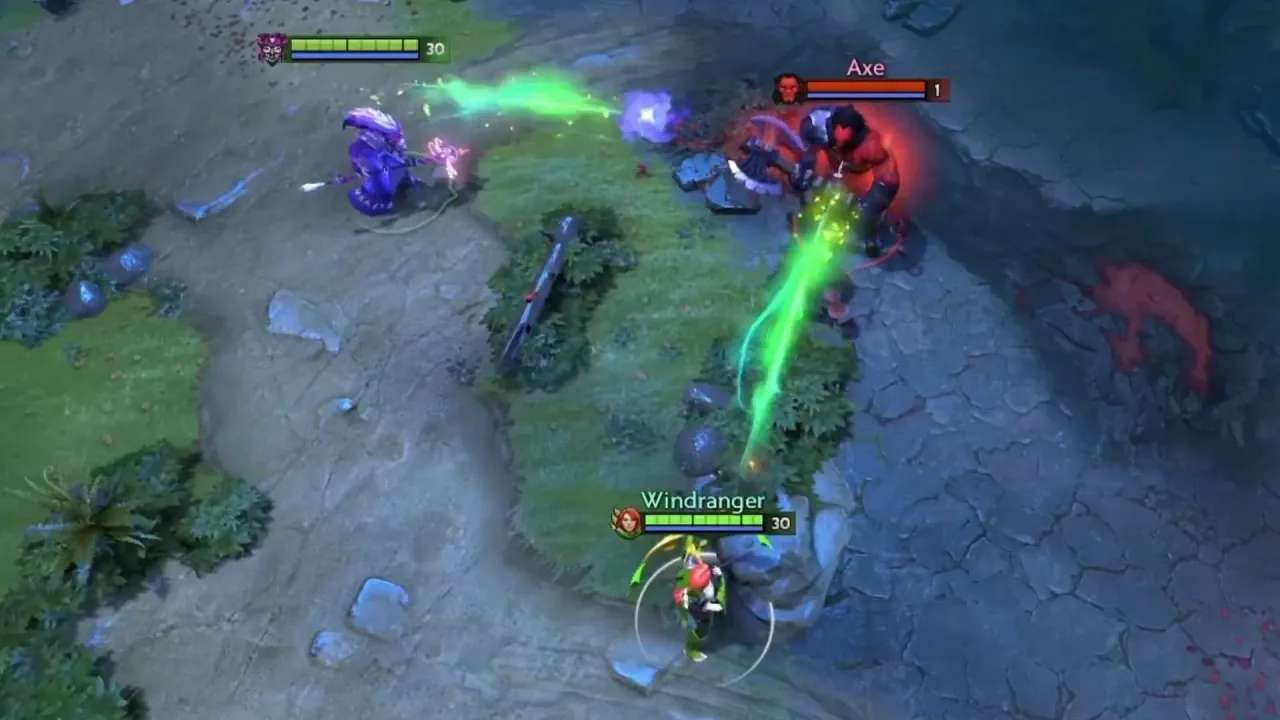Green Diretide Ranged Attack: a Morphling mod for Dota 2