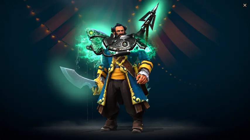 Kunkka Saltworn Mariner: Hero items — a Dota 2 mod