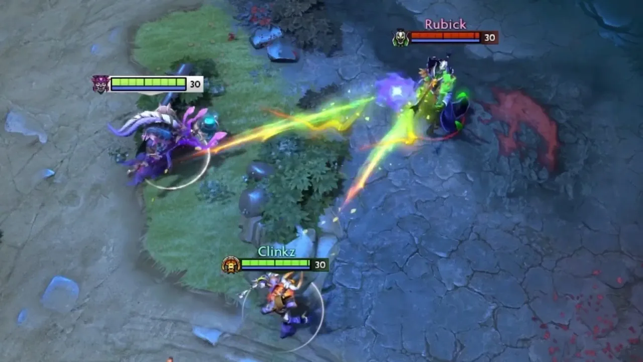 Yellow Diretide Ranged Attack: a Morphling mod for Dota 2